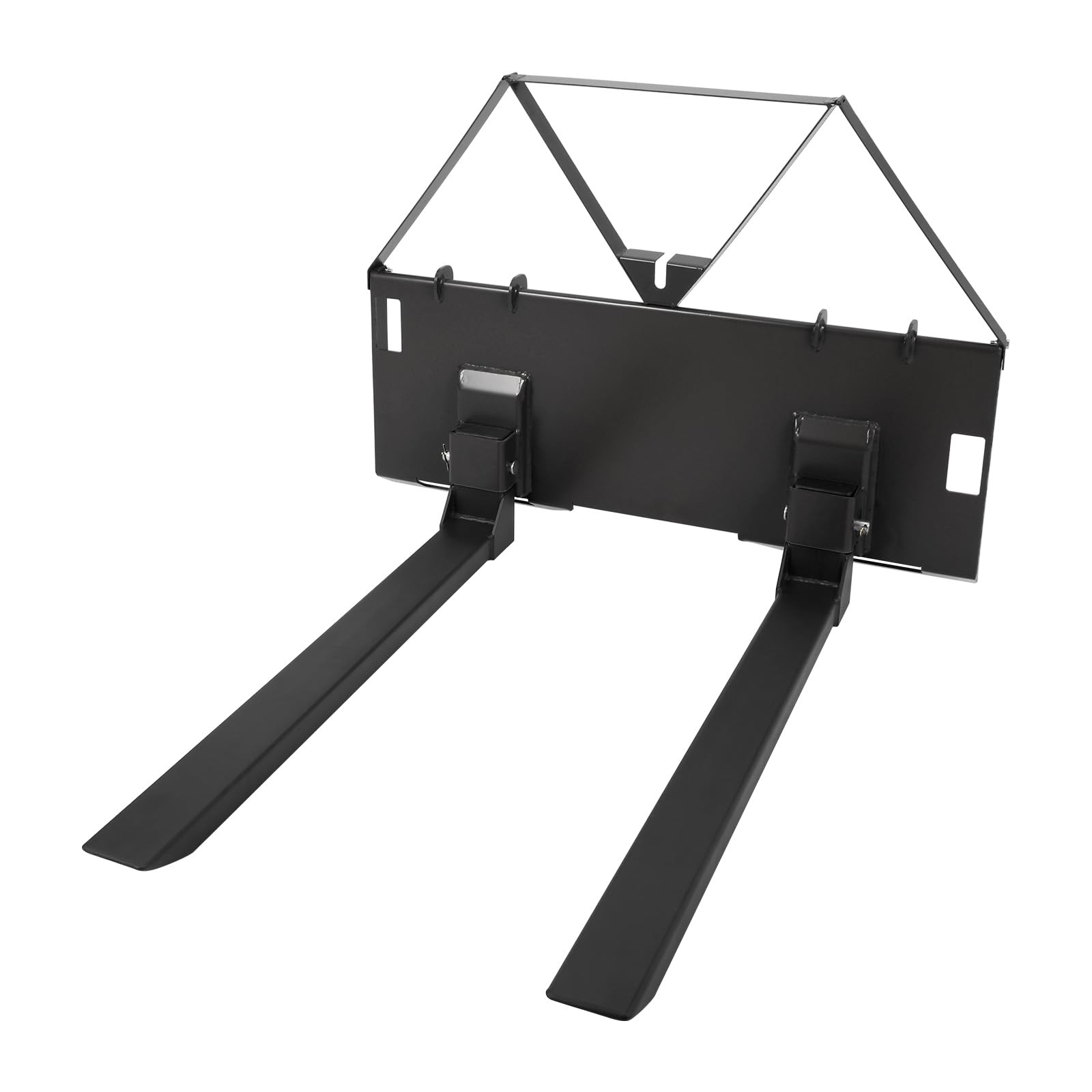 45" Skid Steer Pallet Forks, 3200LB Capacity, Quick Attach for Tractors & Loader