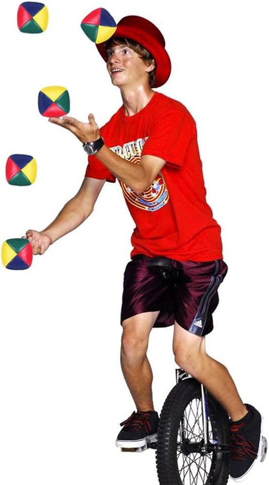 6 Pcs Juggling Balls Set for Beginners Multi-Colored Juggling Balls, Mini Dur...