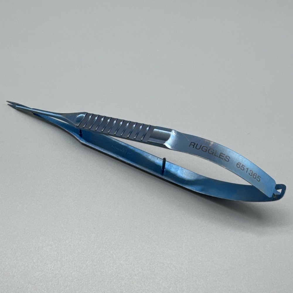 Integra Jarit Ruggles 651365 Micro Scissors, Titanium, Flat Handle Straight 6.5"