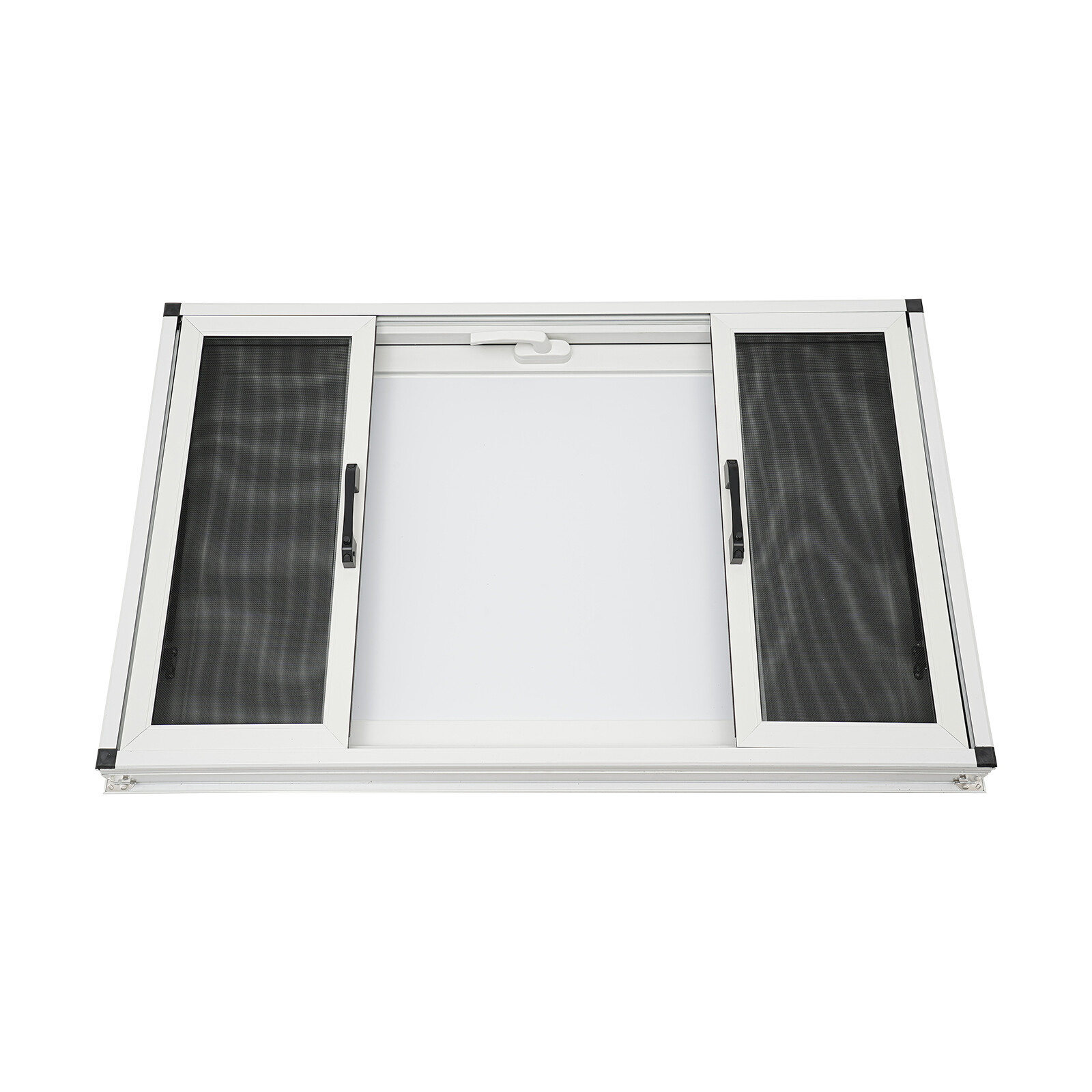 Concession Stand Truck Food Serving Window w/ Awning Sliding Screen 36/45/48/50"