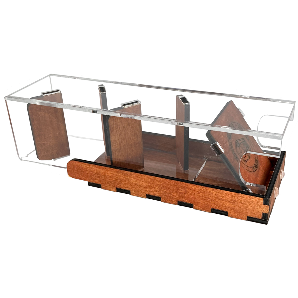 C4Labs 10" Tall Clear Dice Tower & Basic Tray - Gunstock