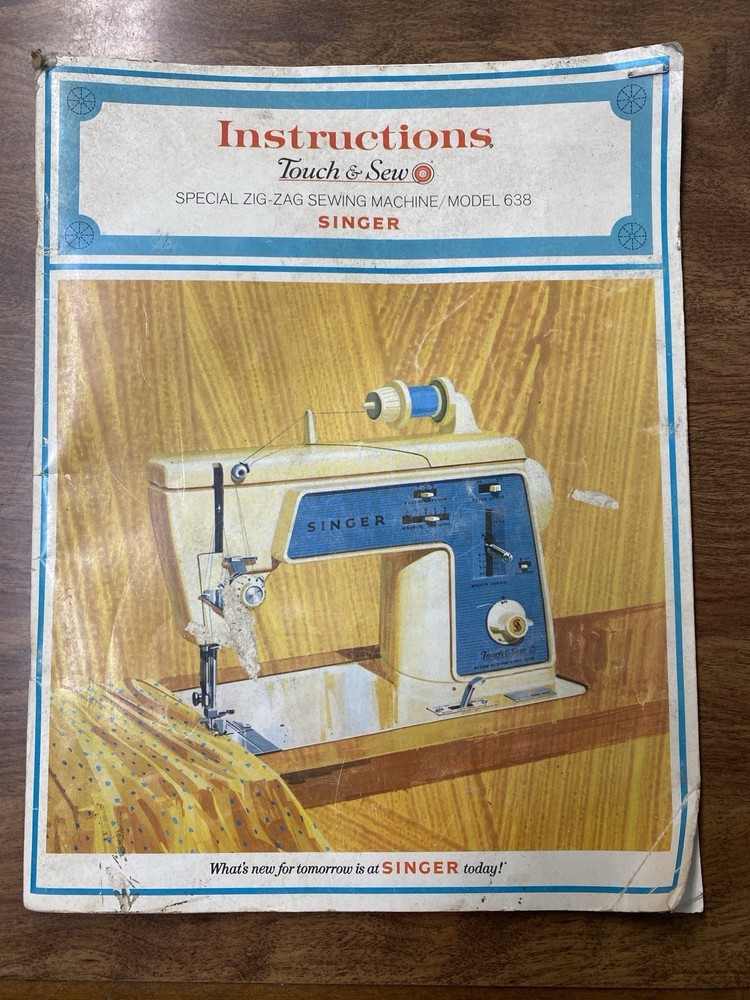 SINGER "Touch & Sew" Sewing Machine Instructions