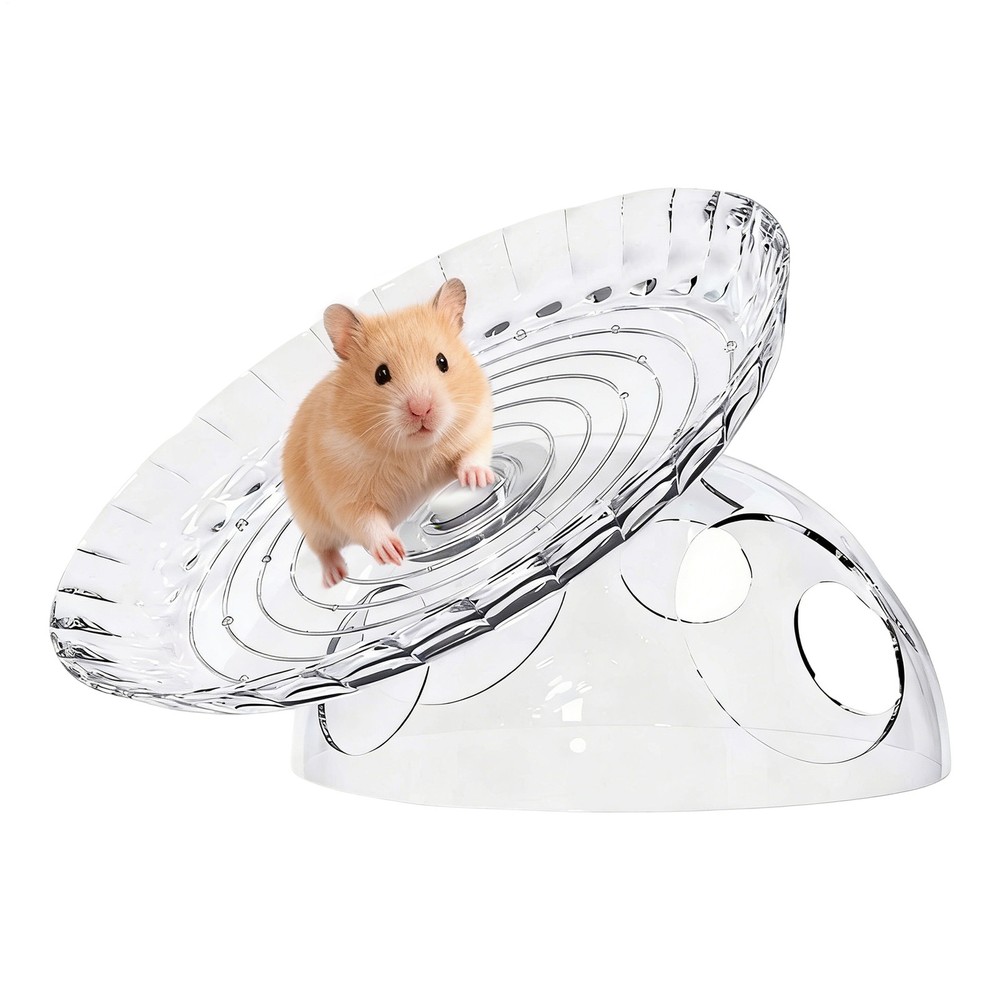 Hamster Exercise Wheel Running Scroll Silent Wheel Spinner Gerbils Mice Jogging