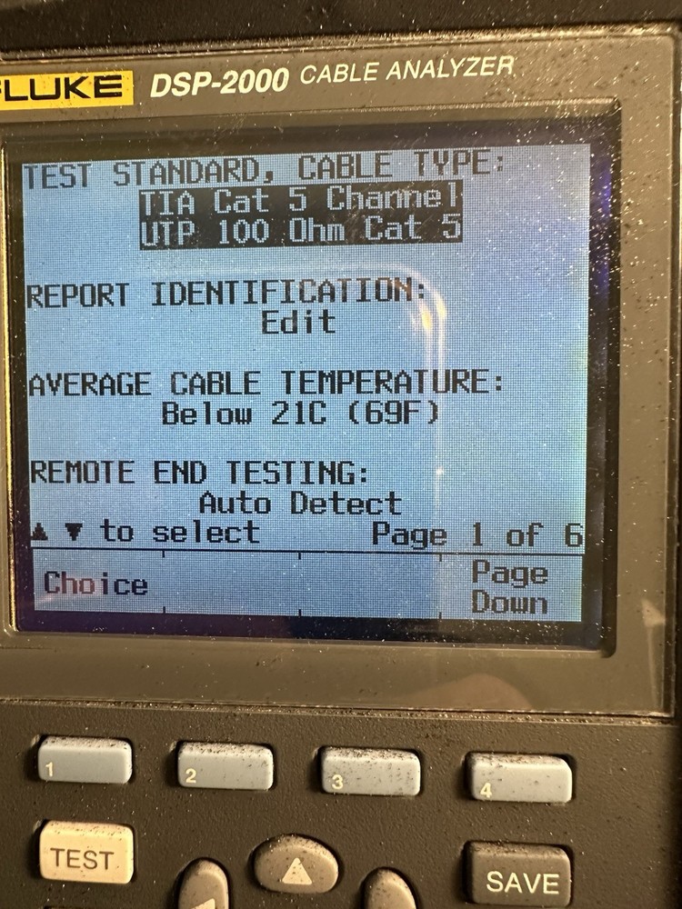 Fluke DSP-2000 Digital LAN Cable Analyzer & DSP-2000SR Smart Remote (read Desc)
