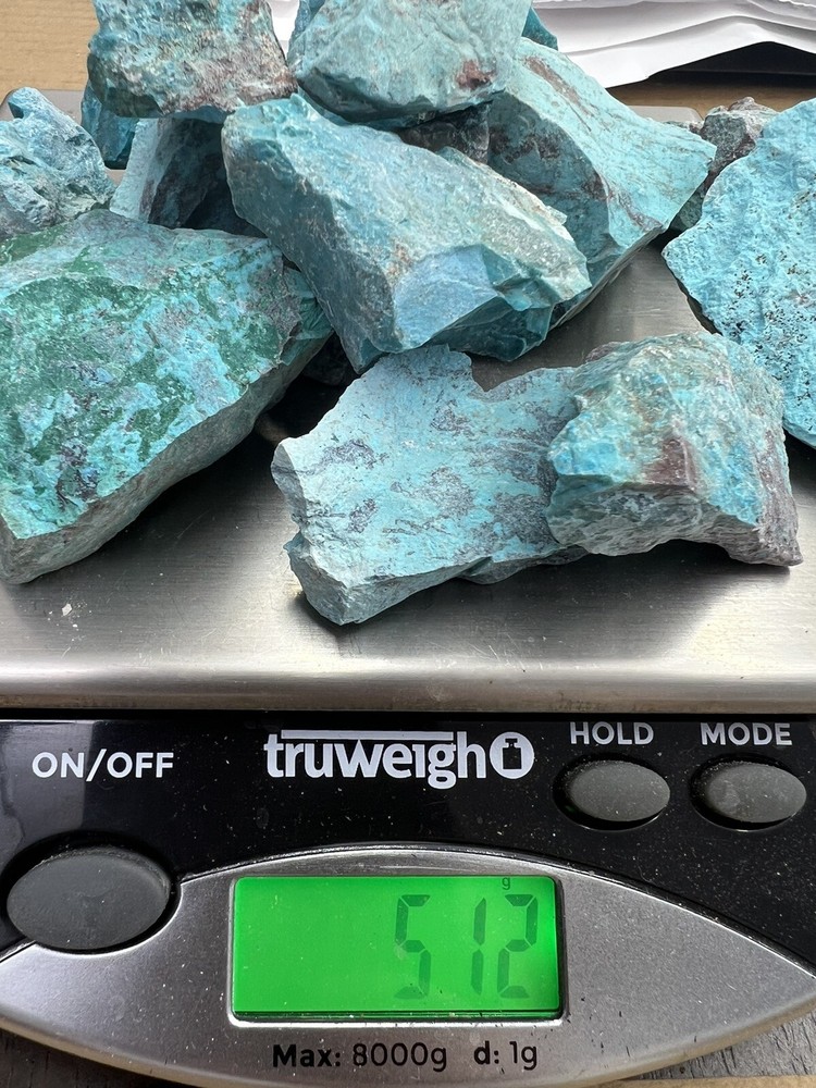 Chrysocolla Rough  512 Grams 2,560 Carats