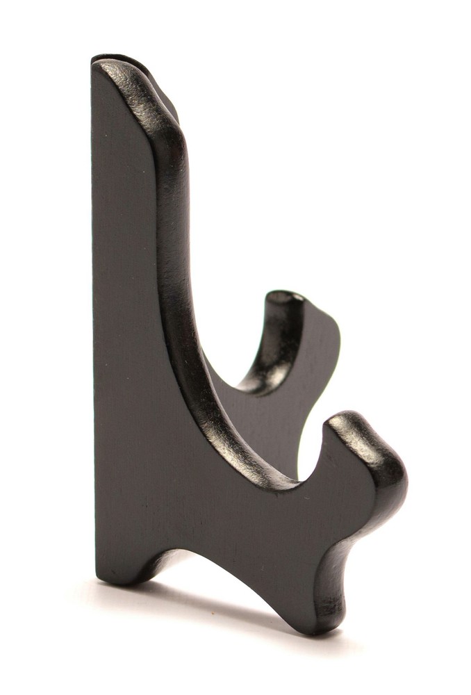 4" Black Wood Display Easel / Stand / Holder