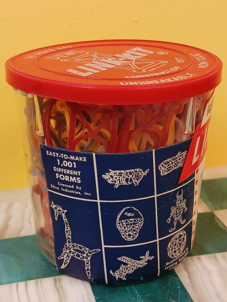 Vintage Dewl Link-Kit Plastic Construction Set Toy - Please Read