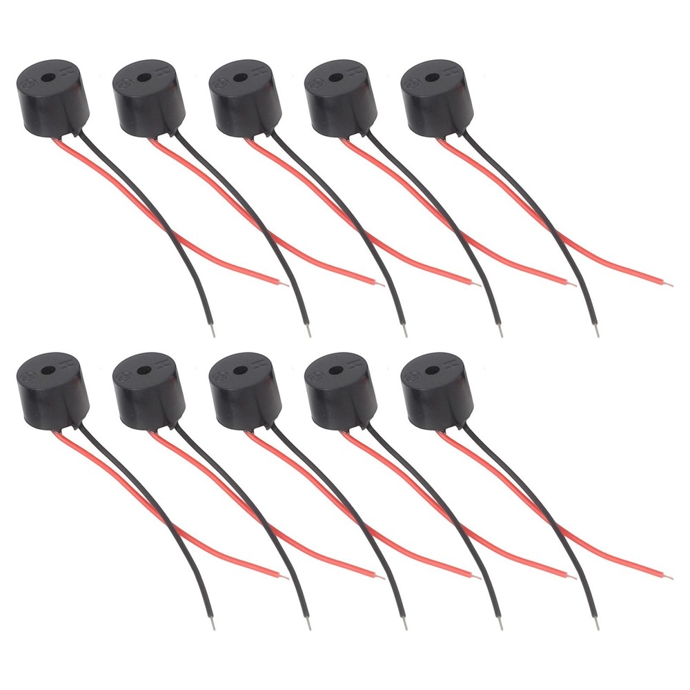 Compact and Lightweight 10Pcs Active Buzzer for Various Applications 12V