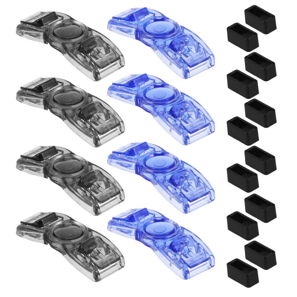8 Pcs Plastic Swim Goggles Buckle Clips Replacement Strap Quick Release Fastener