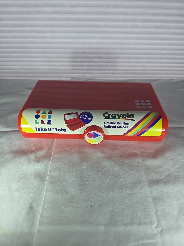 Crayon  Red Plastic Empty Storage Case Limited Edition Retired Color