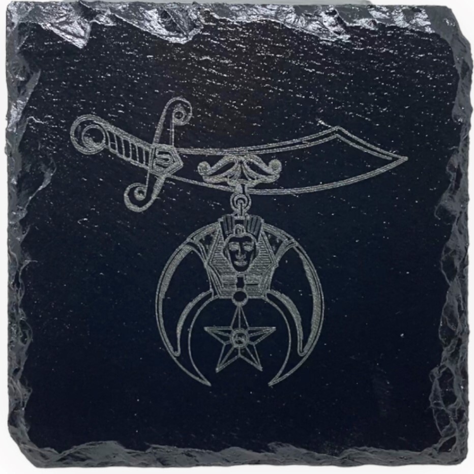 New Shriner Slate Coaster