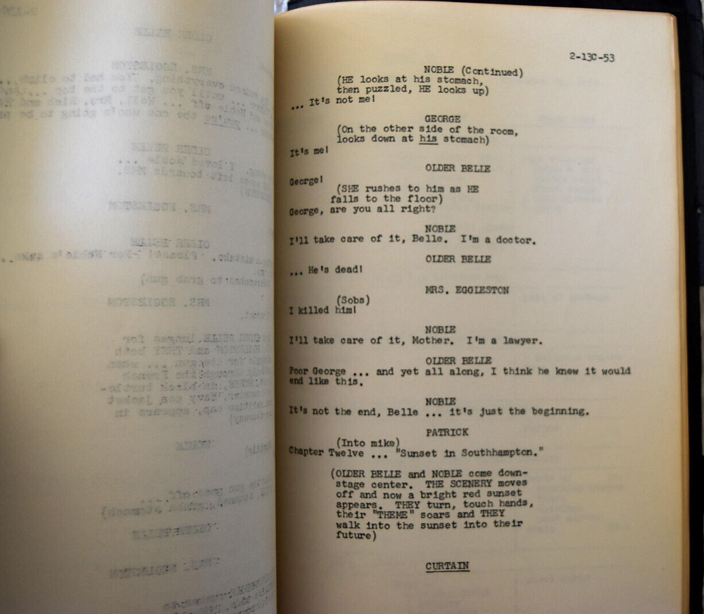 1962 "Little Me" Original Final Screenplay Script