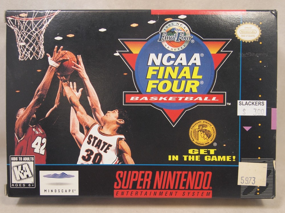 NCAA Final Four Basketball (Super Nintendo | SNES) Authentic BOX ONLY