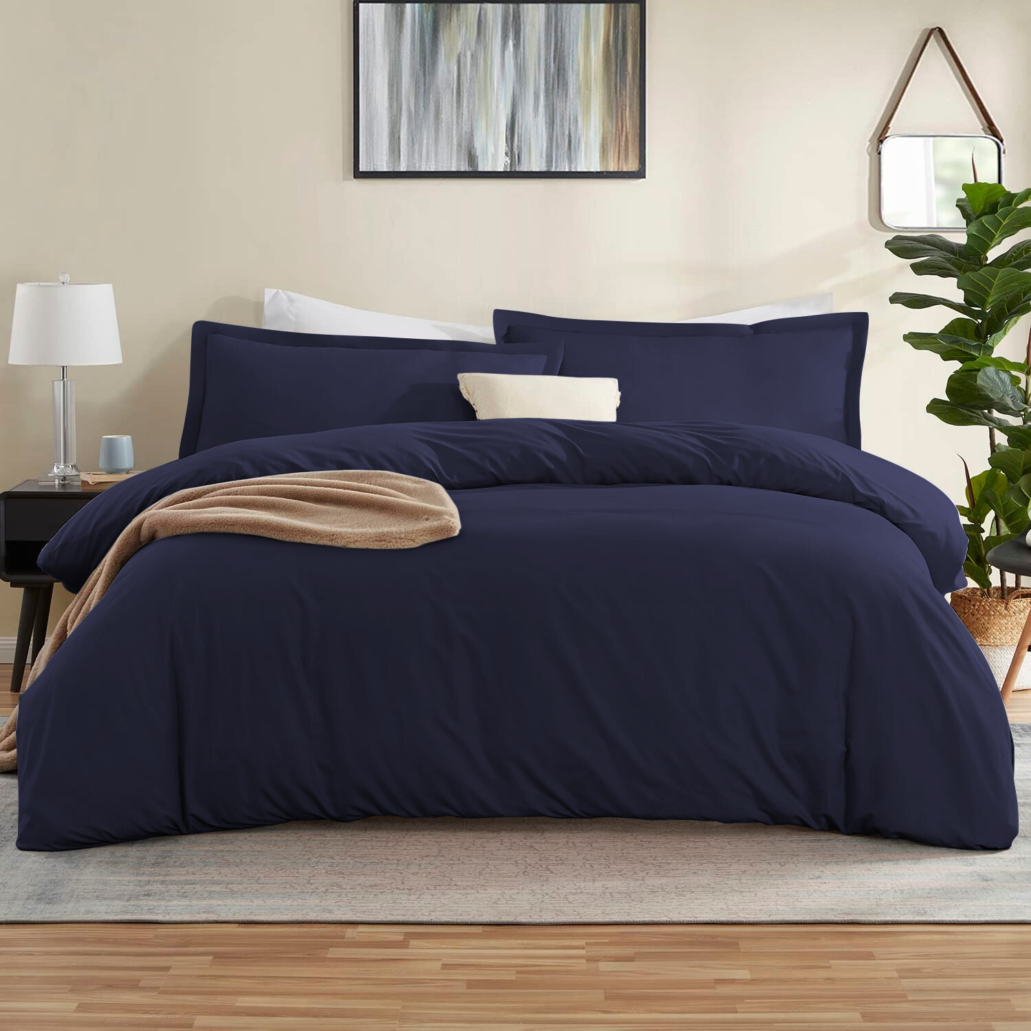 3 Piece Duvet Cover Bedding Set Luxury Comforter Cover Twin Full Queen King Size