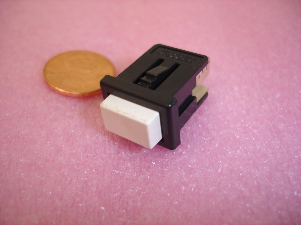 Replacement Push Button switch for Intercom, Black & white sold each (one)