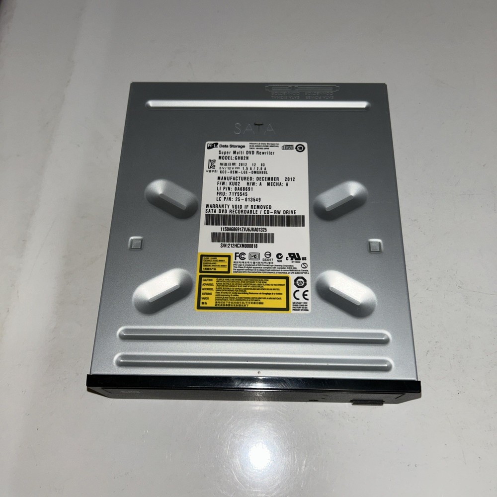 Hitachi LG  Data Storage Super Multi DVD Rewriter Model GH82N