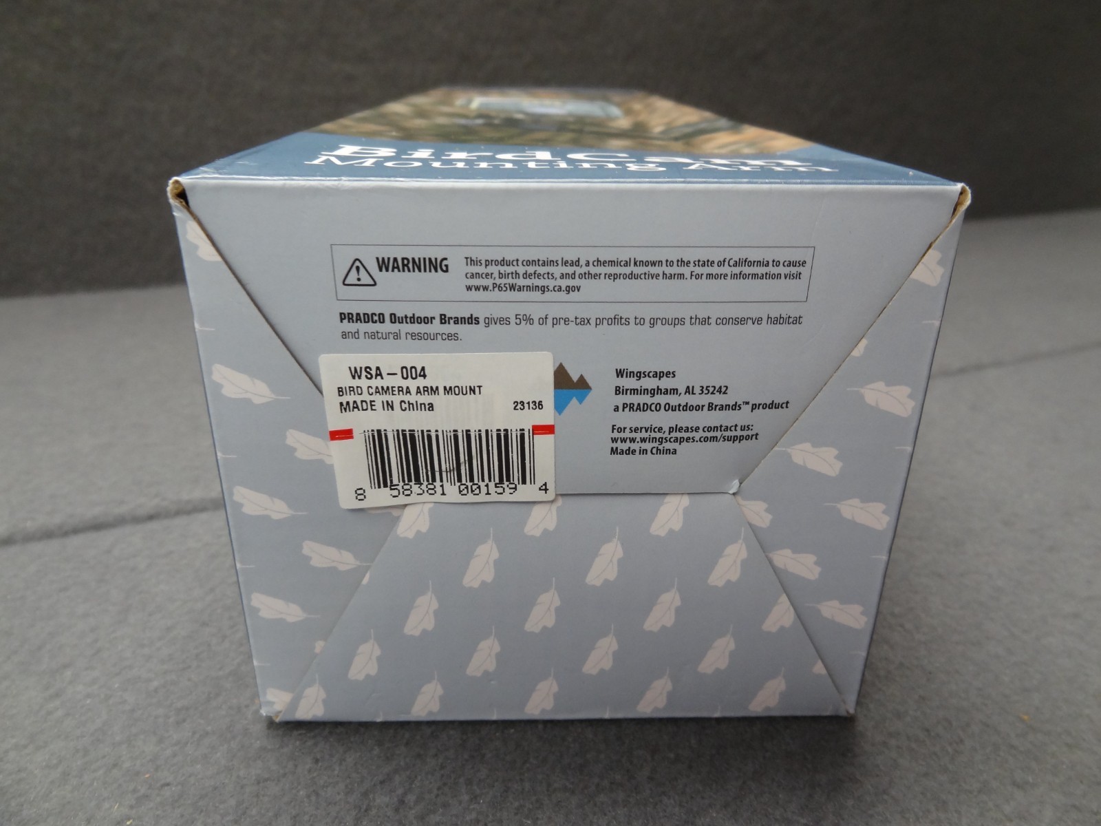 NEW Wingscapes BirdCam Bird Wildlife Camera Mount Mounting Arm Motion-Activated