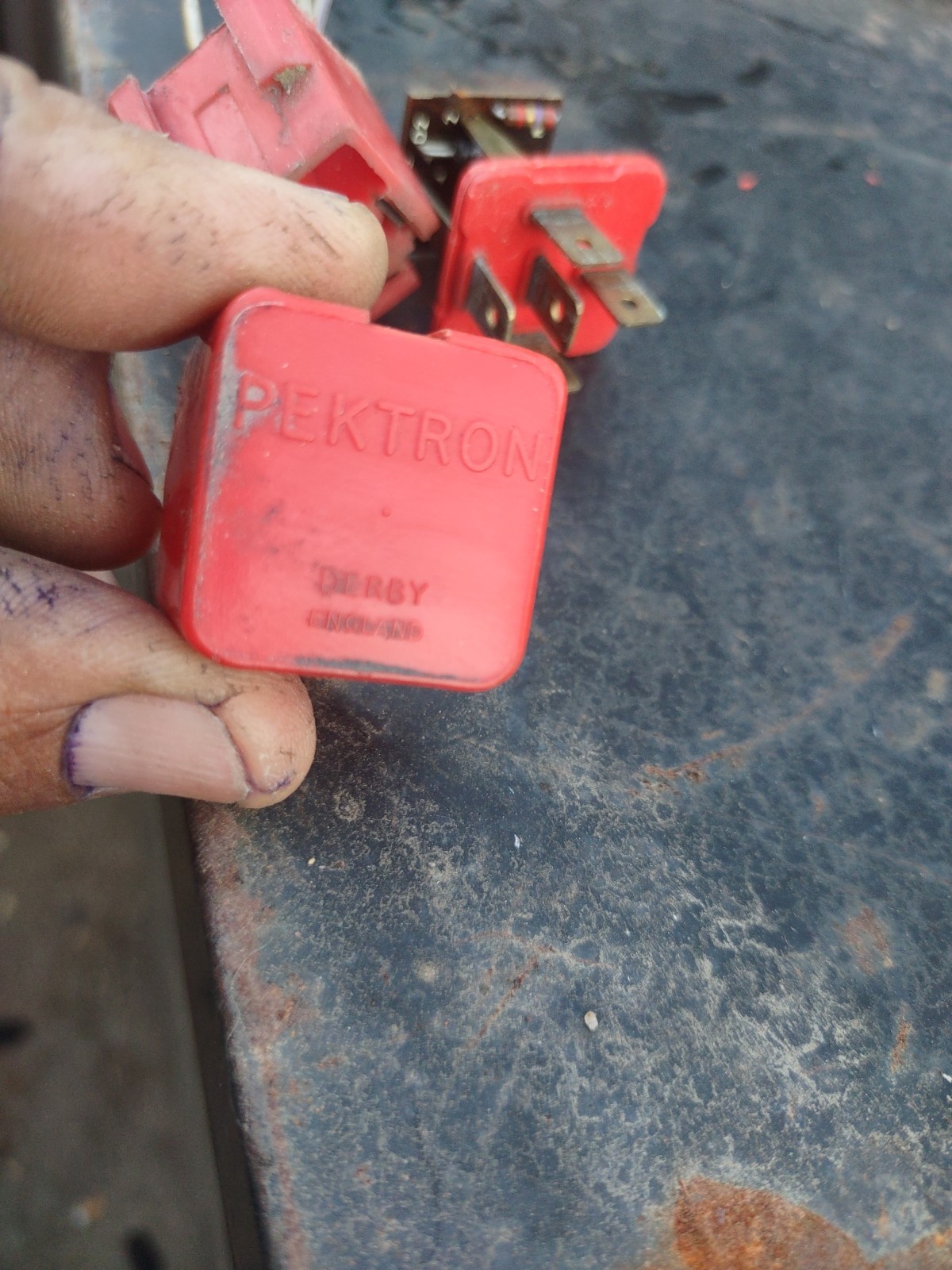 Jaguar Xjs XJ6 5 Pin Multipurpose Relay Lucas Red Relay 12v Pektron W/Pigtail