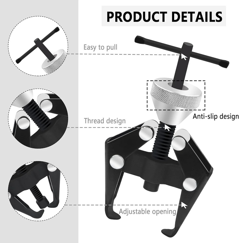 Windshield Wiper Arm Removal Tool Kit,Professional Bearing Puller & Battery Term
