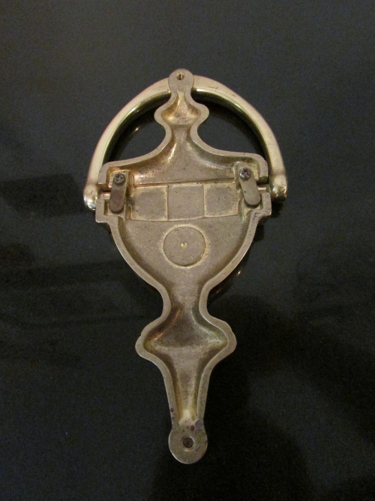 Vintage Door Knocker Solid Brass 7" x 3.75"