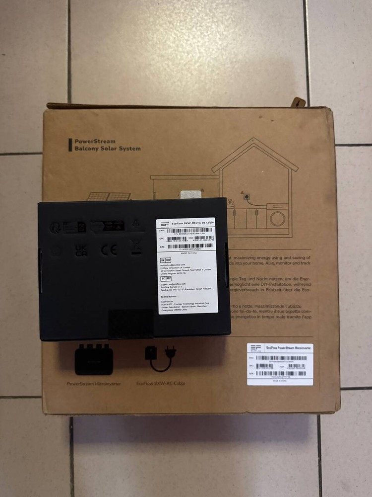 EcoFlow PowerStream MPPT Micro Inverter 800W + EcoFlow XT150 cable