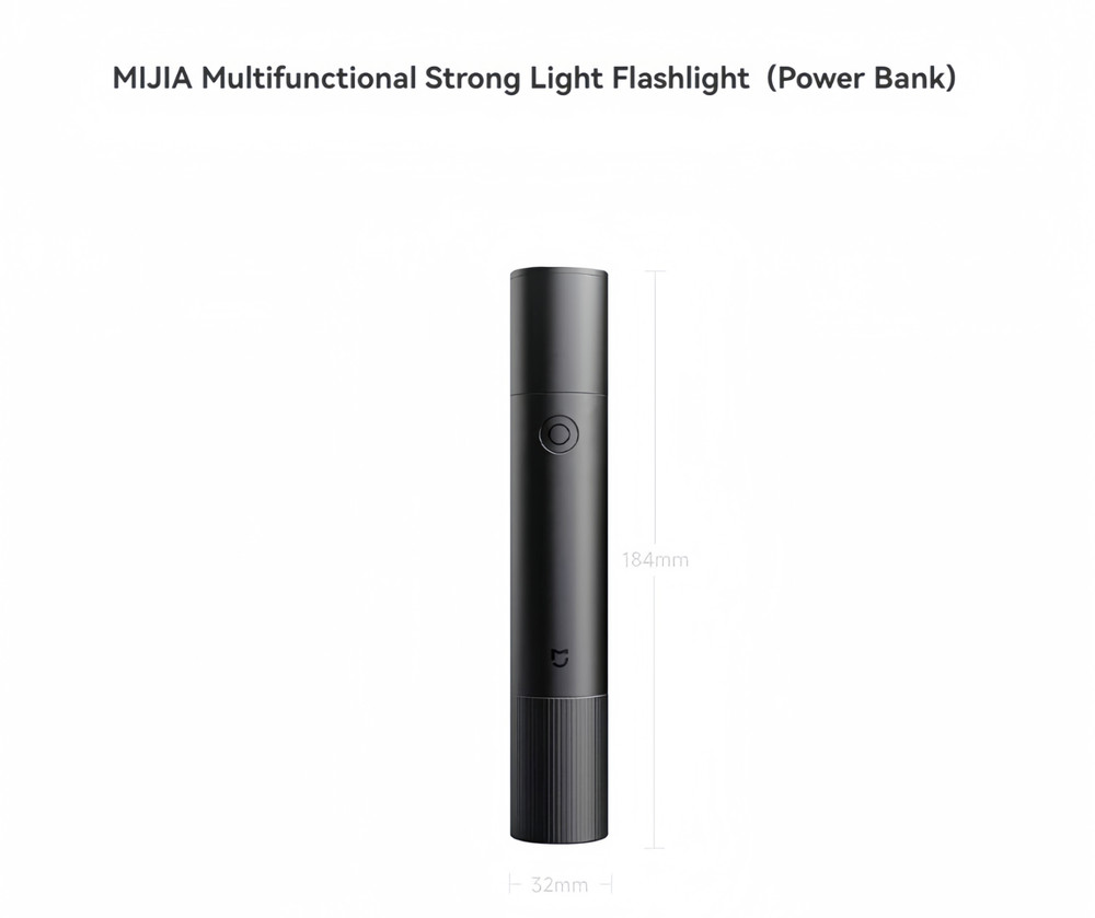 Xiaomi Mijia Multi-functional Ultra Bright Torch LED Flashlight