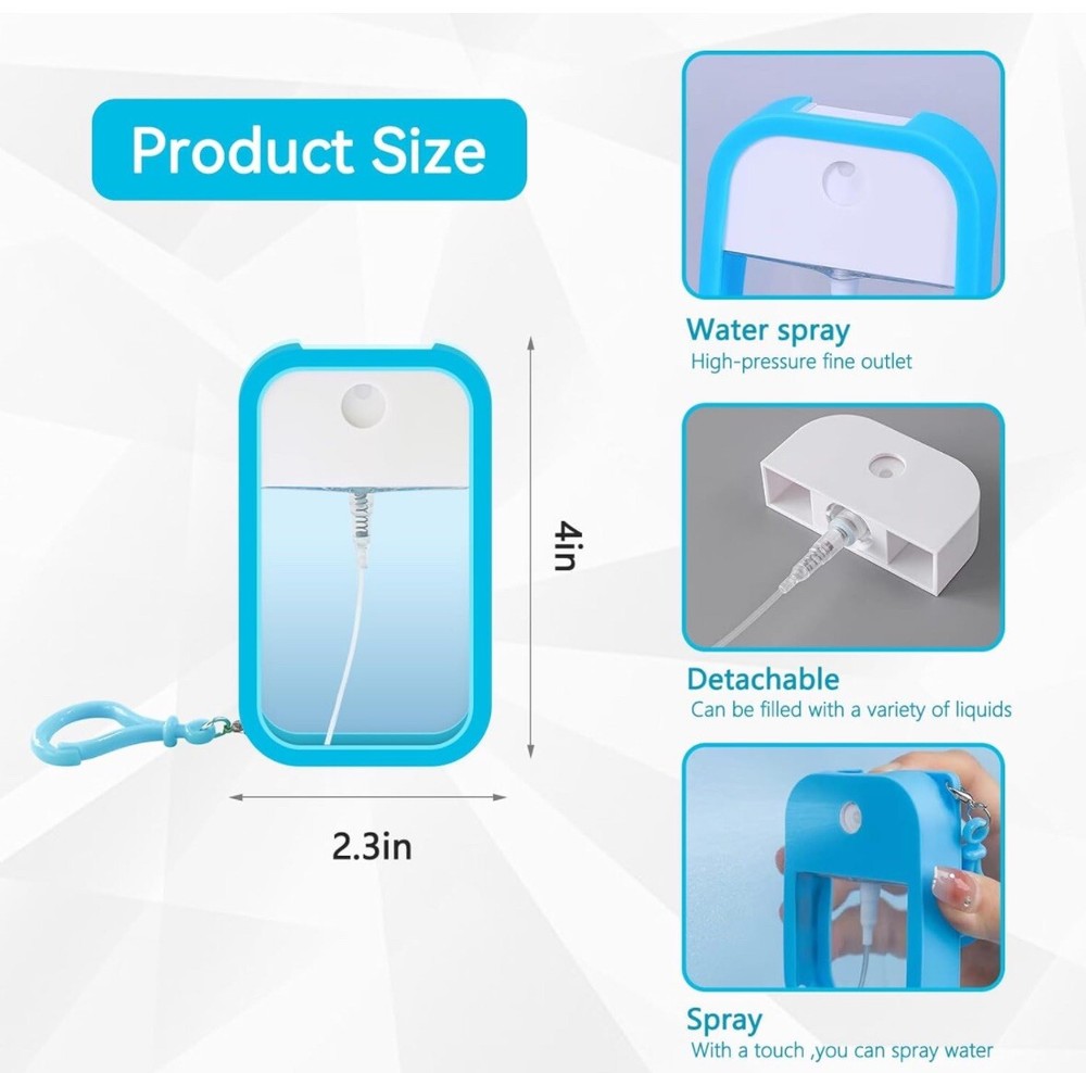 4 PCS 50ml Card Spray Bottles