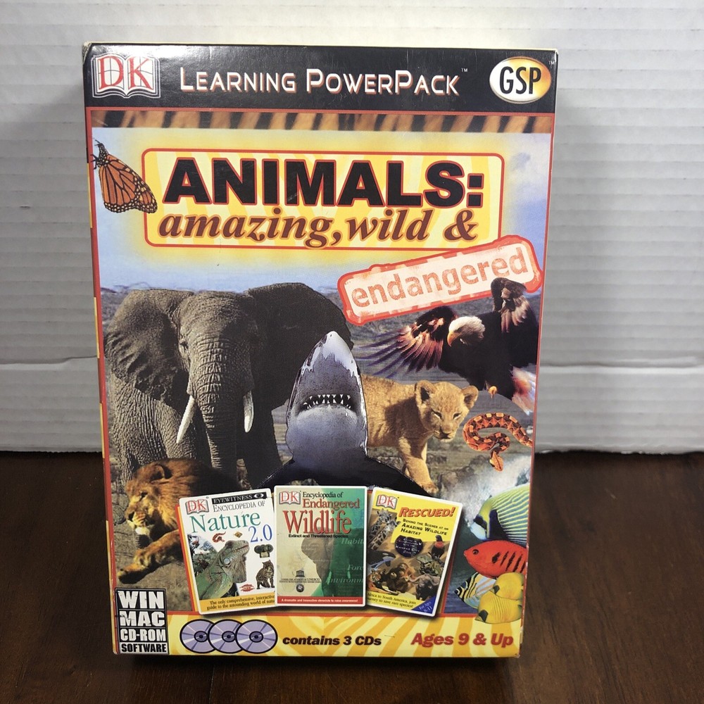 Animals: Amazing Wild & Endangered DK Learning PowerPack Windows 95/98/XP