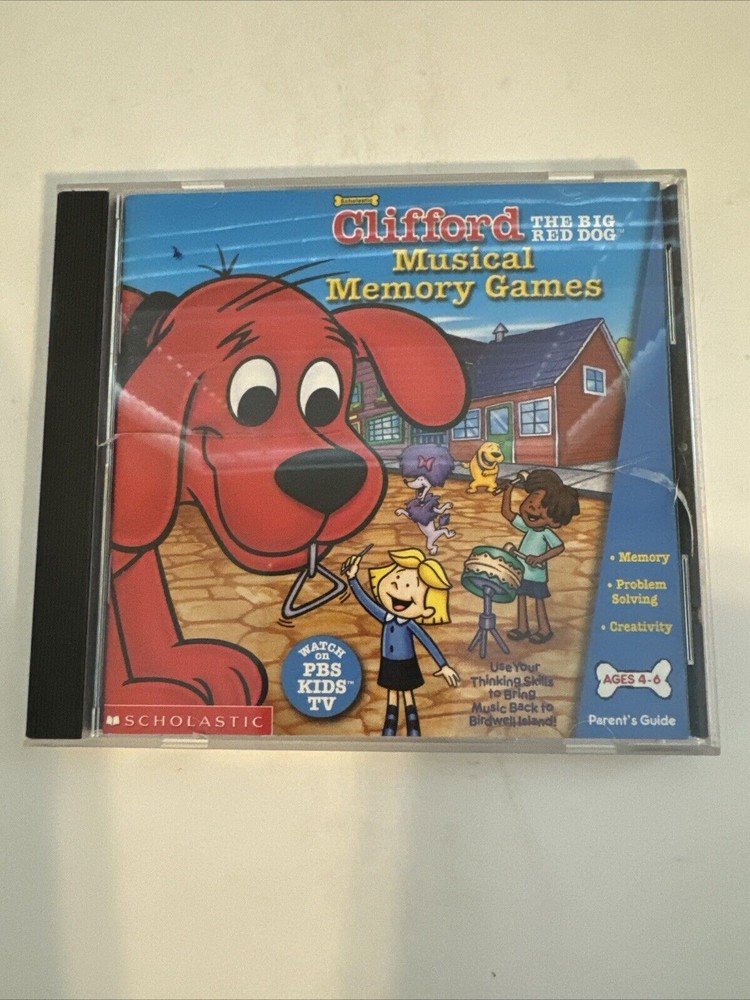 Scholastic Clifford Musical Memory Game