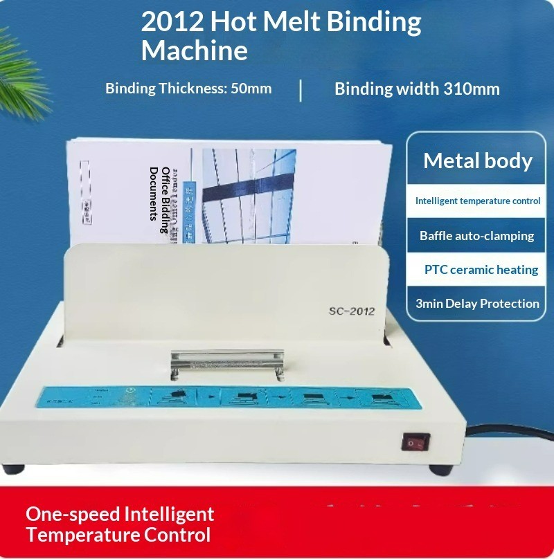 Automatic Mini Binding Machine Hot Melt Binding Machine for Bidding Documents