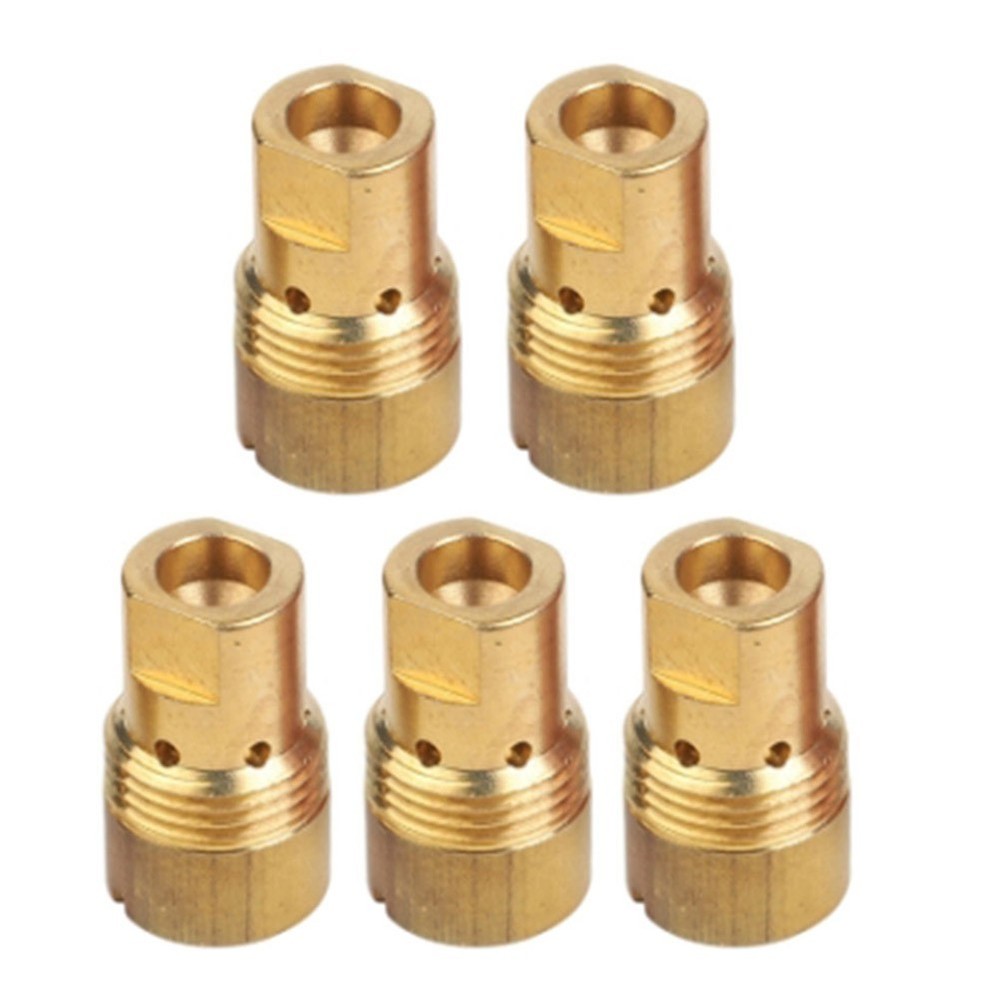 For Bernard MIG Welding Gas Diffuser Brass 5 Pack for Large Nozzle Use