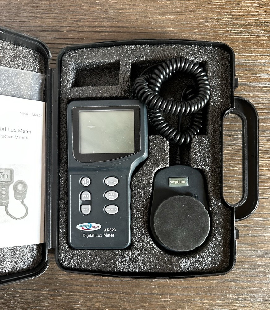 Intell Instruments Plus Digital Lux Meter - Smart Sensor RDI-AR823 Wide Range