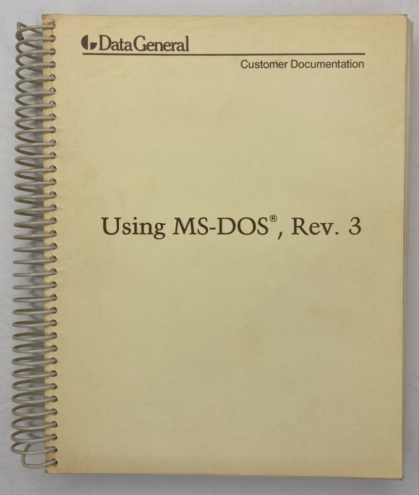 Microsoft GW-Basic User's Guide *PLUS* Using MS-DOS (Rev 3)