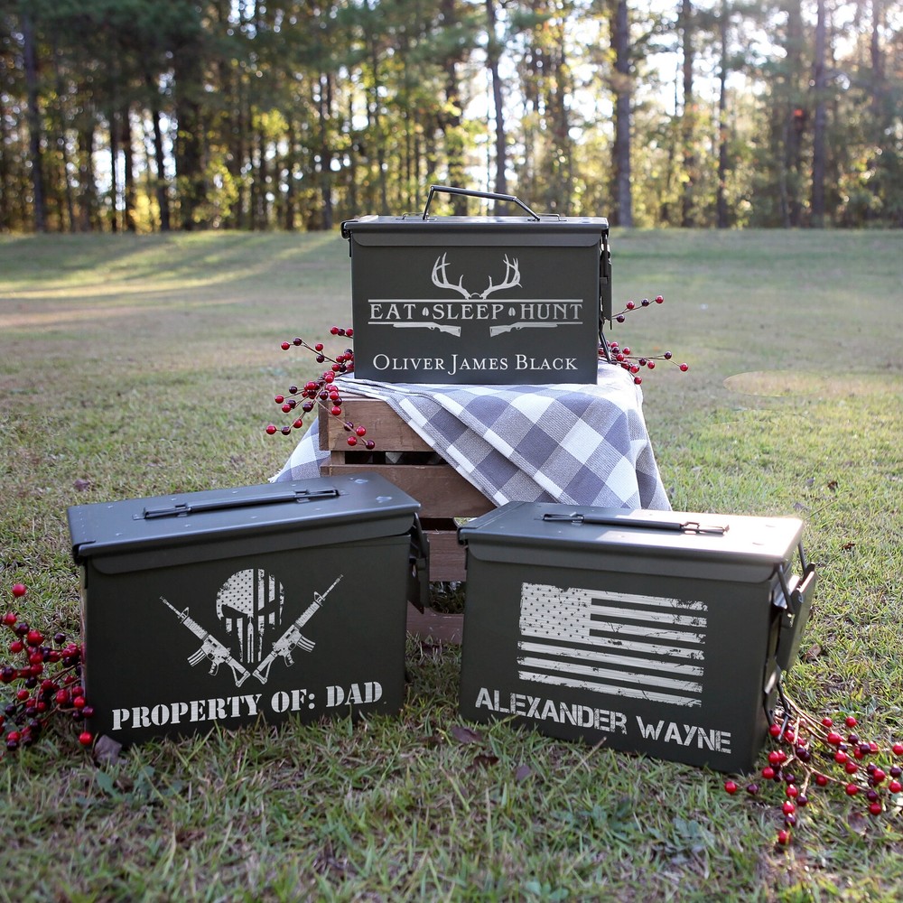 Engraved Steel Ammo Can