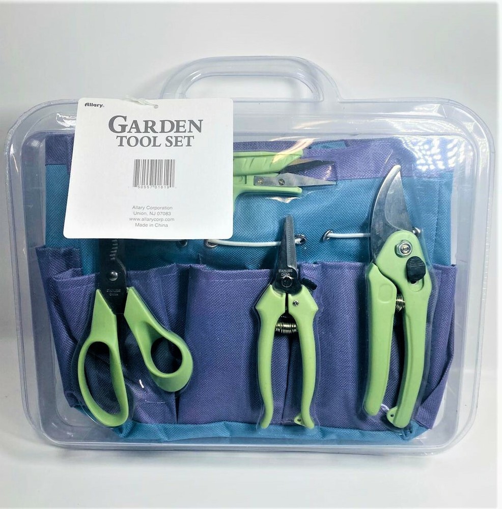 Allary 4 Piece Premium Quality Garden Shears/Snips Tool Set
