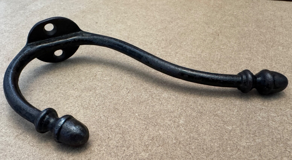ANTIQUE VICTORIAN METAL DOUBLE COAT HOOK HOOK RECLAIMED