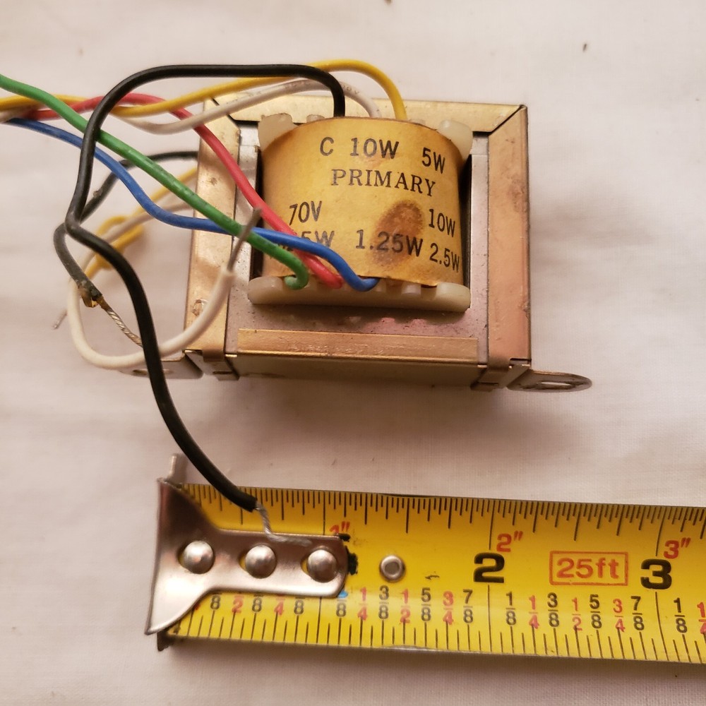 70v Transformer Taiwan Used 4 Ohm 8 Ohm