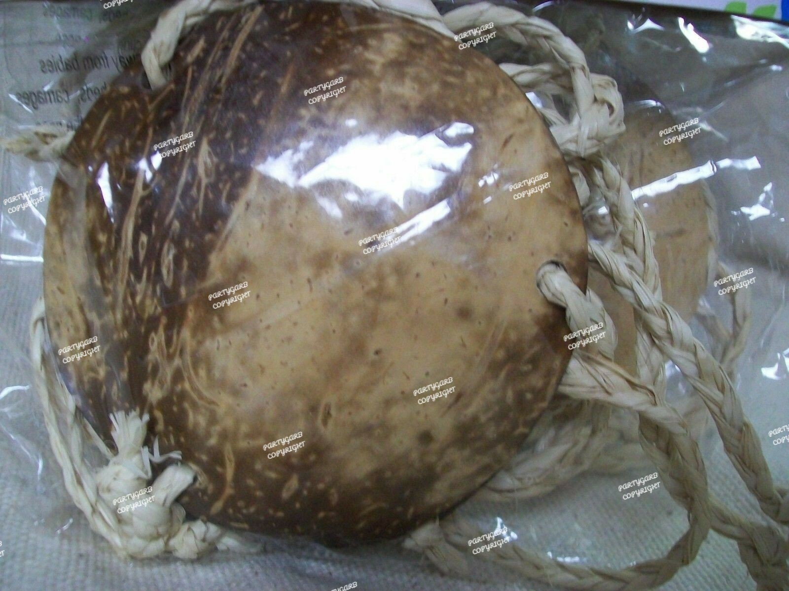 Child Genuine Coconut Shell Bra Bikini Top Hawaiian Luau Party Wear Hula Girl