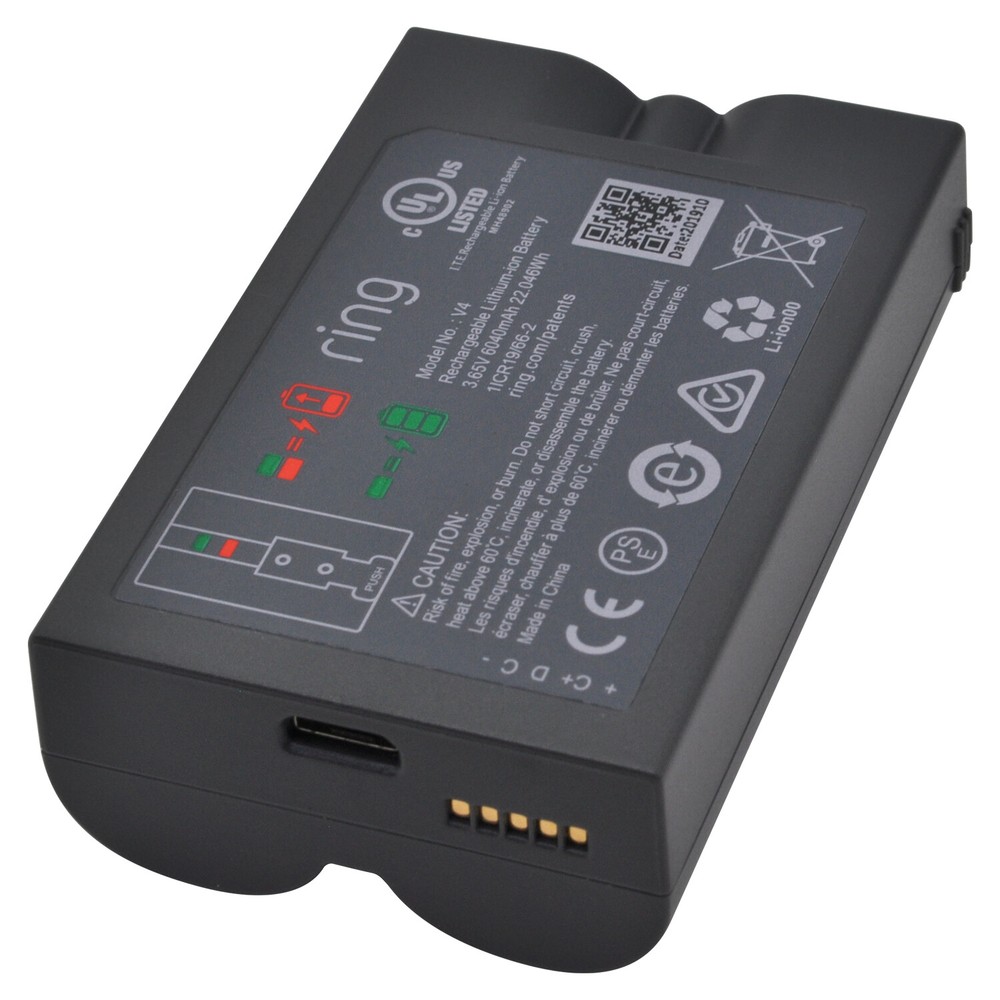 Replacement Battery Quick Release For Ring Video Doorbell 2 Spotlight Camera