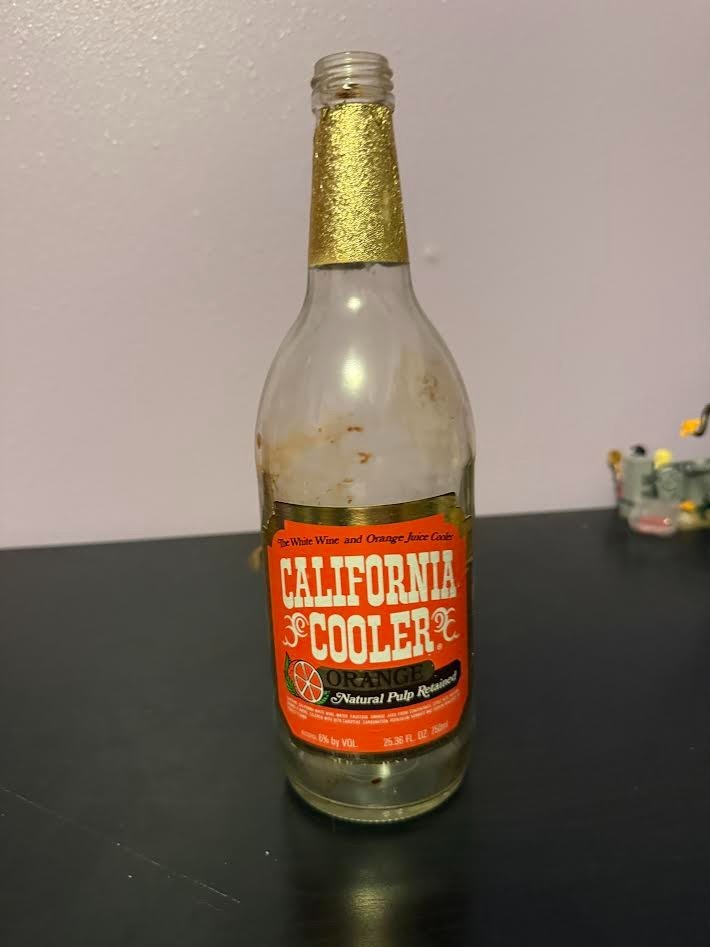 California cooler wine bottle