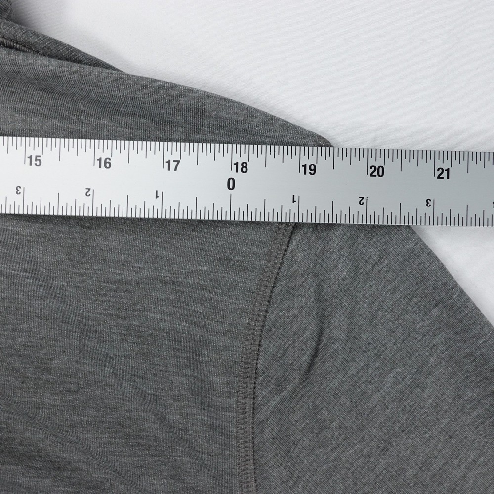 Ashworth 1/4 Zip Sweater Men's Large Lightweight Golf Pullover Heather Grey
