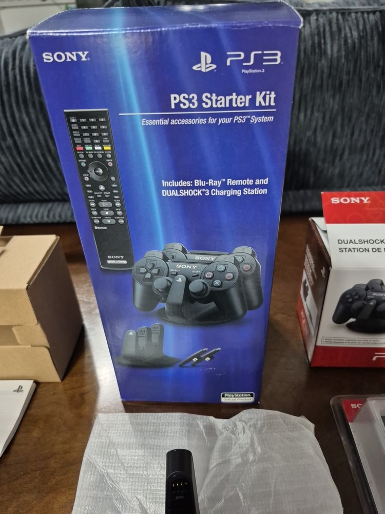 PlayStation3 Starter Kit Includes Remote and Charging Station PS3 RARE PS3
