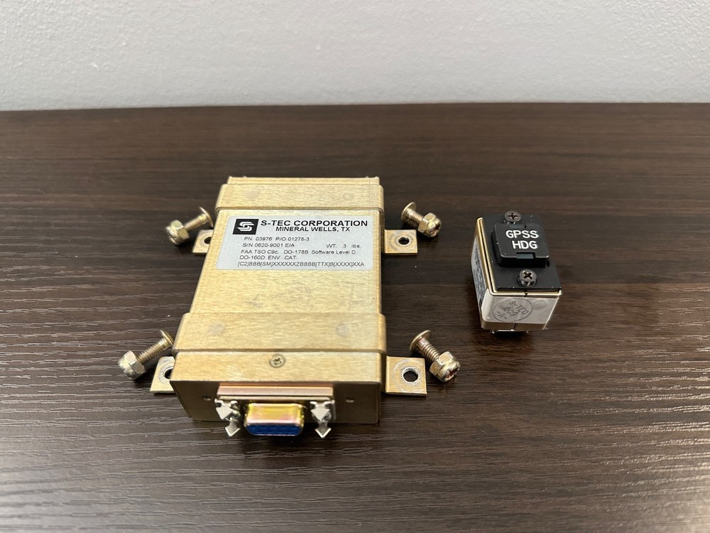 S-TEC GPSS Roll Steering Converter 03976 With GPSS Switch 03975 (60-day returns)