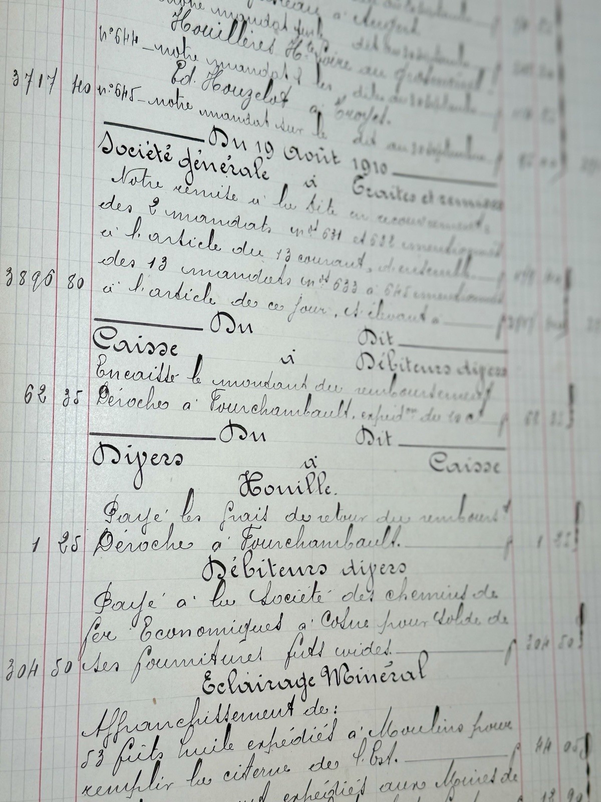 French Ledger Variety Pack - 6 Large Ledger Pages with Beautiful Handwriting