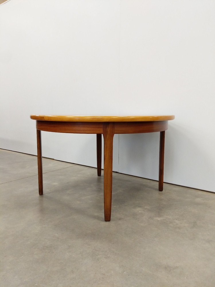 Vintage Mid Century Modern Teak Extendable Dining Table