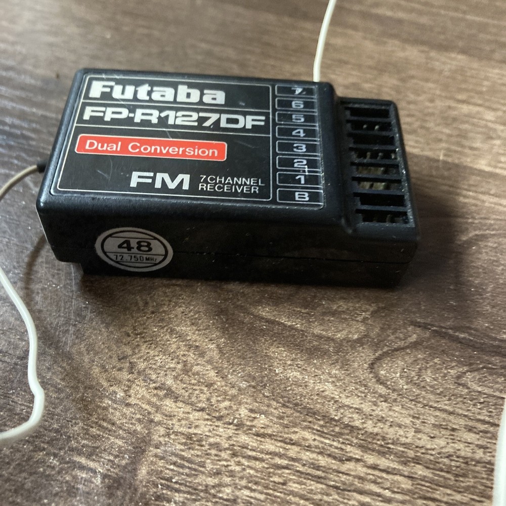 Futaba FP-R127DF 7ch FM receiver, CH42, Duel Conversion Rx 48 Crystal