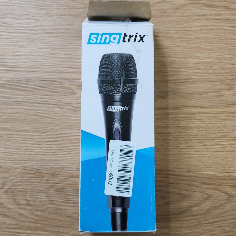 Professional Karaoke Machine Microphone with Hit Button to Activate Effects