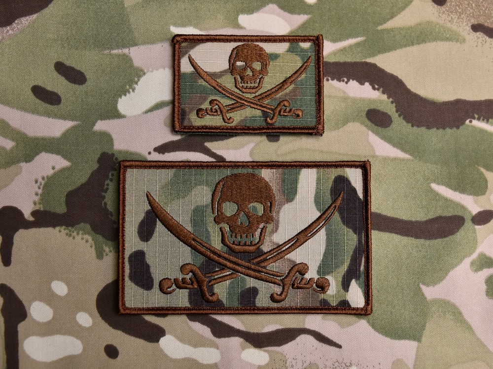 Multicam Calico Jack Patch Set DEVGRU SEAL CAG Green Beret Special Forces