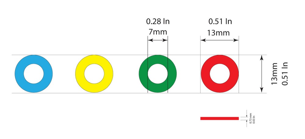 Poly \ Nylon Washers, 80 X All Purpose, all Sizes, thin colorful washers
