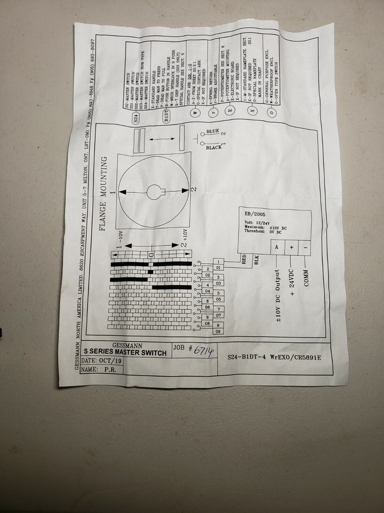 Gessmann Senett Joystick Single-axis Controller S24-B1DT-4